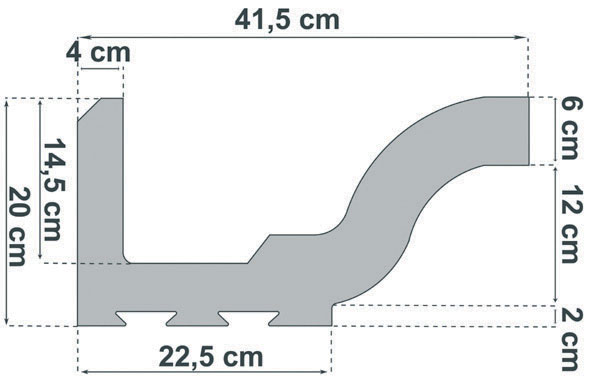 About de Corniche doucine béton