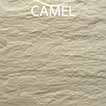 Dalle pierre reconstituée ardoisée camel