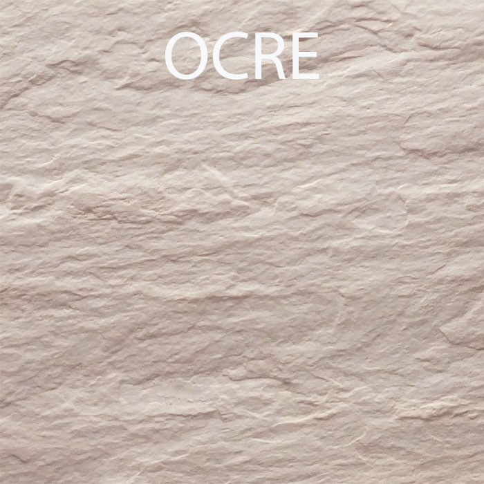 Pas japonais pierre reconstituée ardoisé ocre