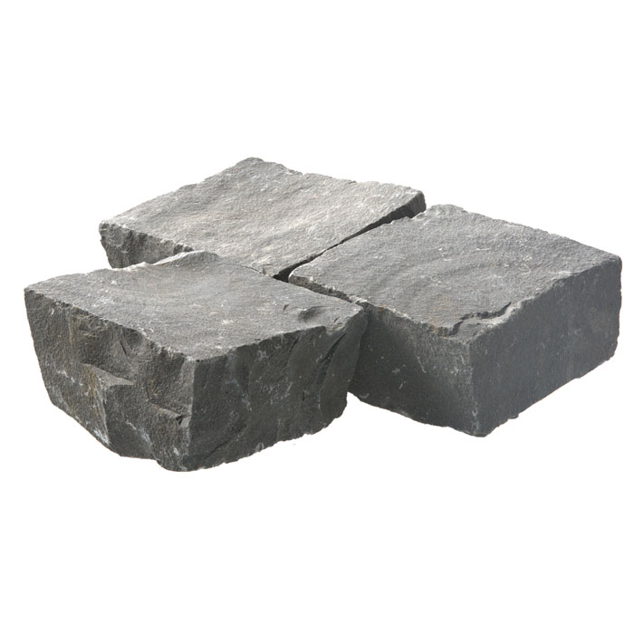 pavé basalte naturel 10x10x6cm