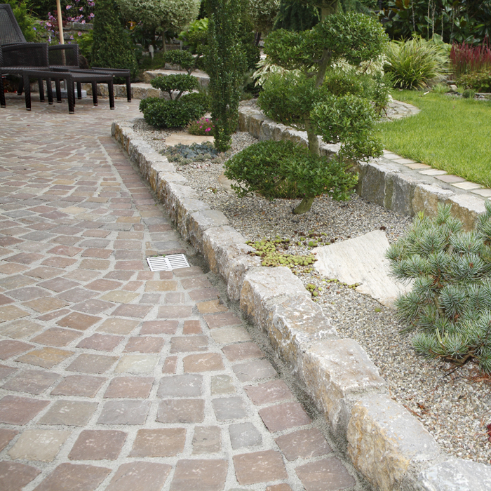 terrasse pavé grès orient