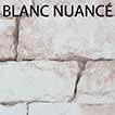 Parement pierre 4cm sèche blanc nuancé