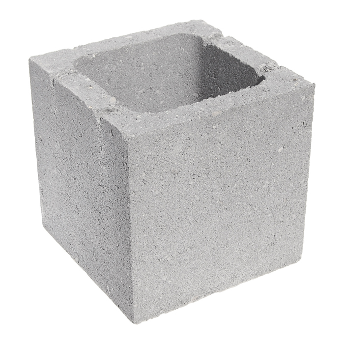 pilier béton 20 cm gris