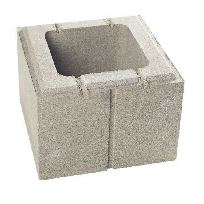 pilier béton 30 cm gris 