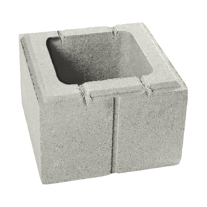 pilier béton 40 cm ton pierre 