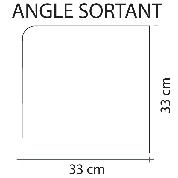 schéma margelle pierre reconstituée patinée 4 cm angle sortant