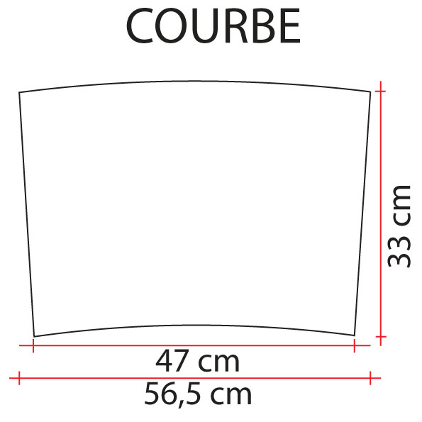 schéma margelle pierre reconstituée patinée 4 cm courbe 