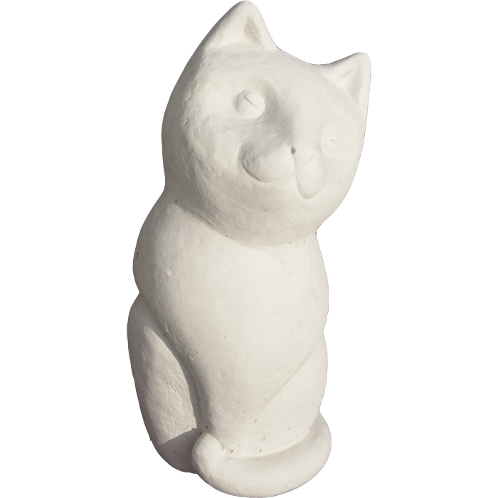 Statue chat en pierre reconstituée