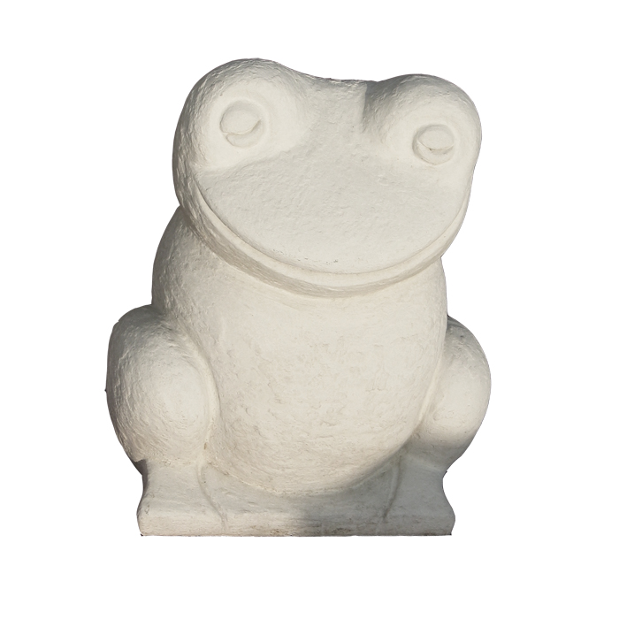 Statue grenouille en pierre reconstituée