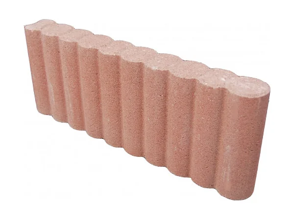 Bordure colonnade coloris rouge