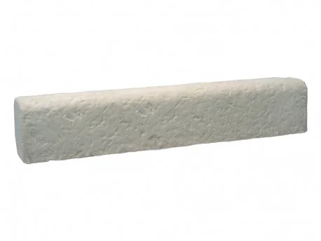 Bordure patinée coloris blanc