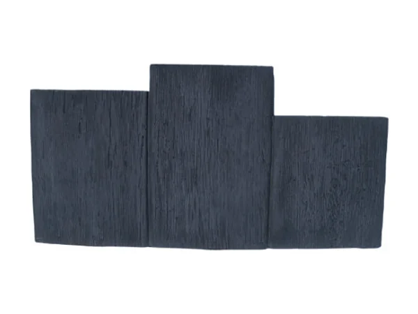 Bordure planche bois coloris anthracite