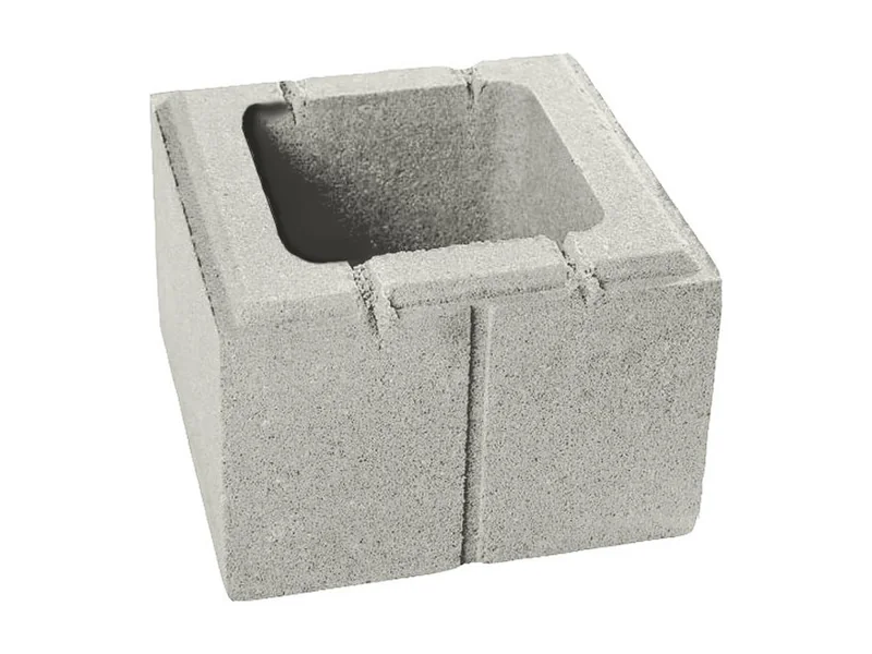 Boisseau de pilier 38 × 38 cm ton pierre