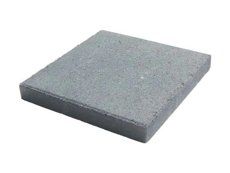 Dessus de pilier béton 25 × 25 cm gris